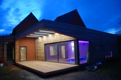 Piscine couverte et Wellness - façade
