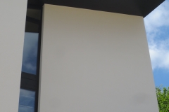 Construction d'une habitation - façade - crépi