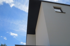 Construction d'une habitation - façade - crépi