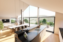 Construction d'une habitation contemporaine - architecture d'intérieure